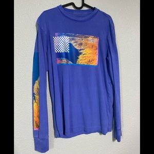 American eagle graphic long sleeve, size small